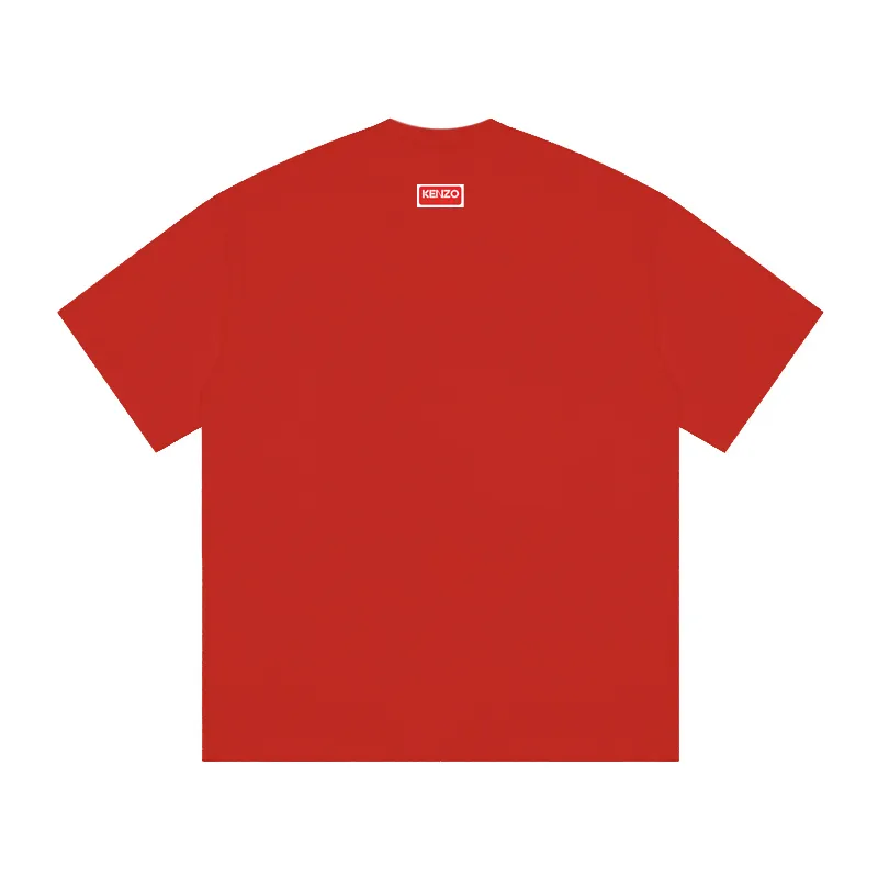 Kenzo University Varsity T-shirt Big K Short Sleeve Color: Black White Apricot Red Size: M L XL XXL Three Standards Style Number: K 51